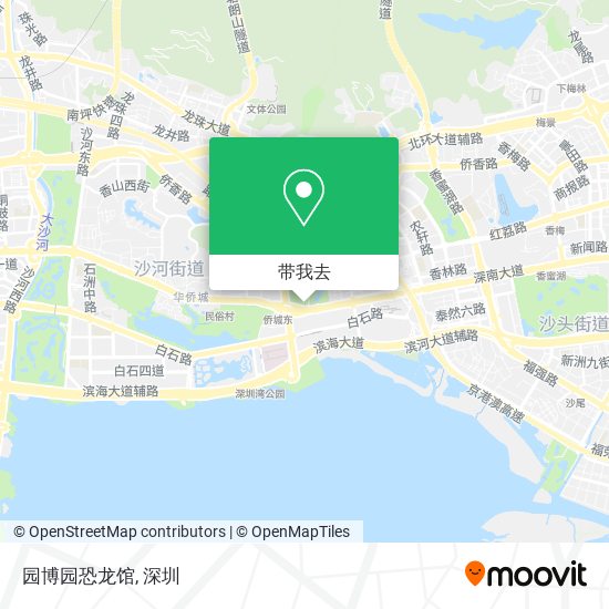 园博园恐龙馆地图