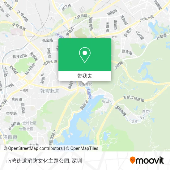南湾街道消防文化主题公园地图