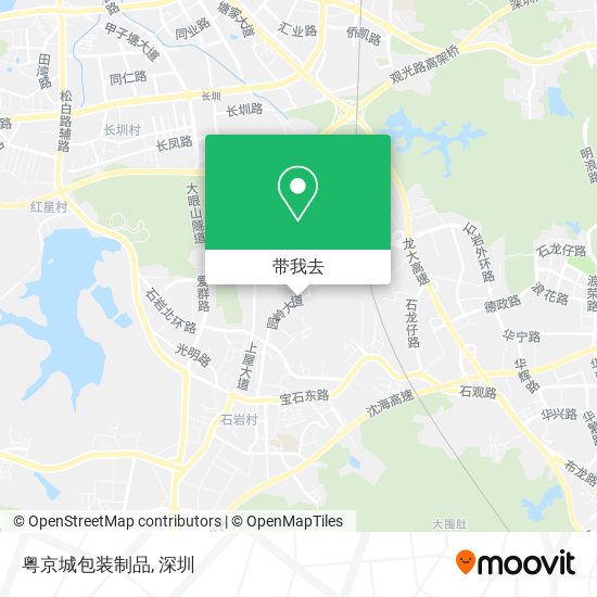 粤京城包装制品地图