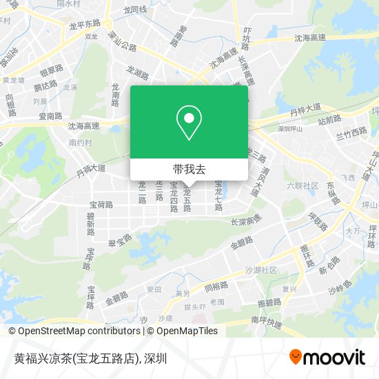黄福兴凉茶(宝龙五路店)地图