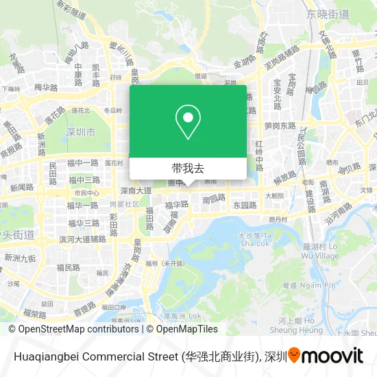 Huaqiangbei Commercial Street (华强北商业街)地图