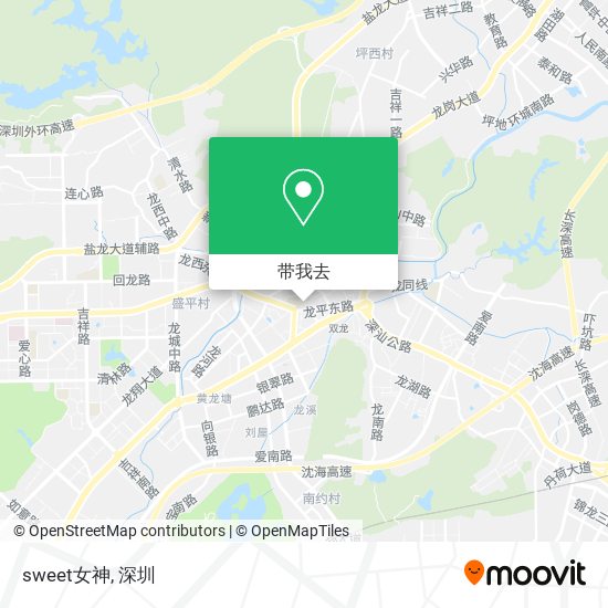 sweet女神地图