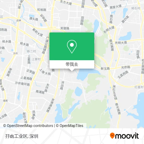 孖凼工业区地图