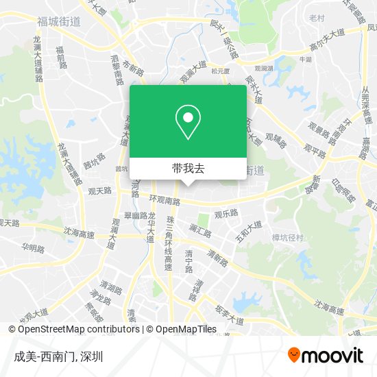 成美-西南门地图