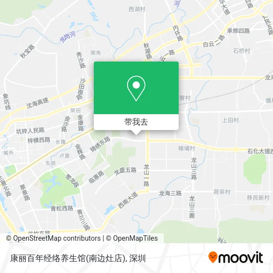 康丽百年经络养生馆(南边灶店)地图