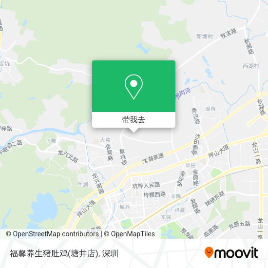 福馨养生猪肚鸡(塘井店)地图