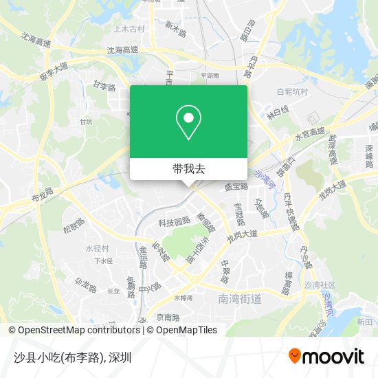 沙县小吃(布李路)地图