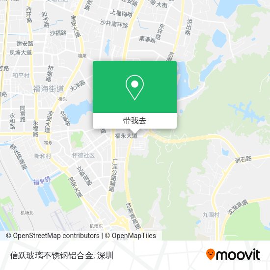 信跃玻璃不锈钢铝合金地图
