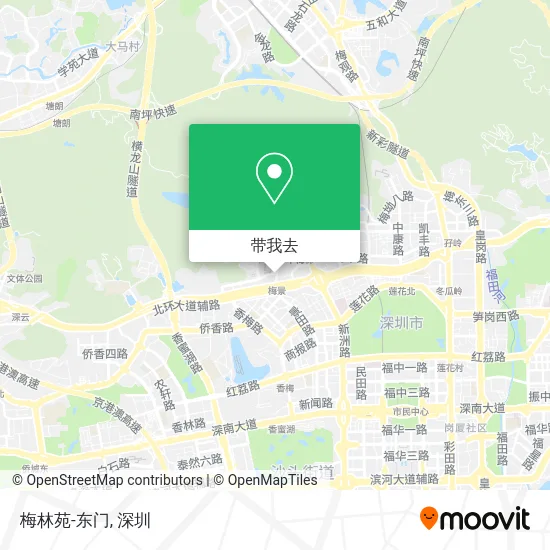 梅林苑-东门地图