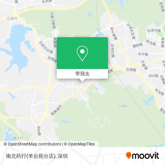 南北药行(羊台苑分店)地图