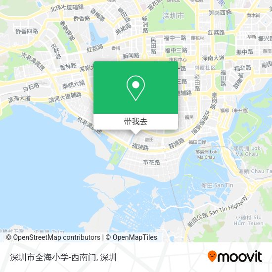 深圳市全海小学-西南门地图