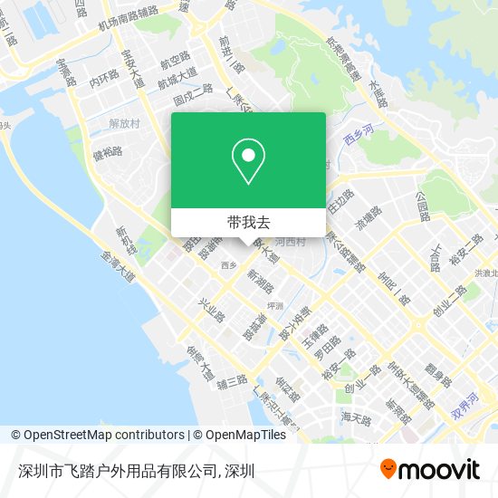 深圳市飞踏户外用品有限公司地图
