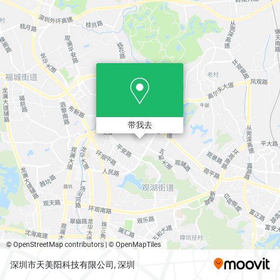 深圳市天美阳科技有限公司地图