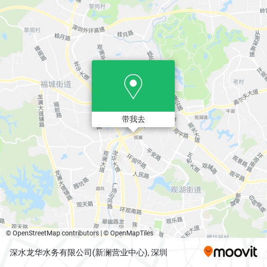 深水龙华水务有限公司(新澜营业中心)地图
