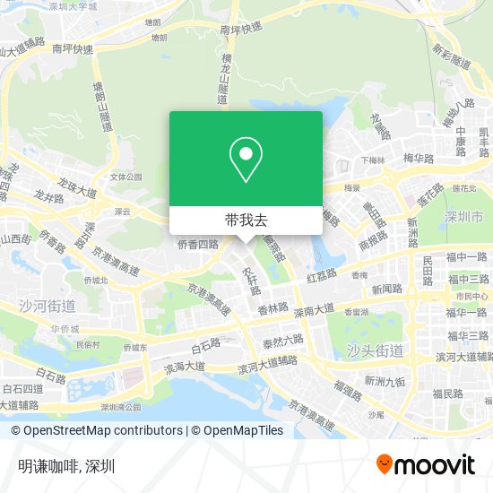 明谦咖啡地图