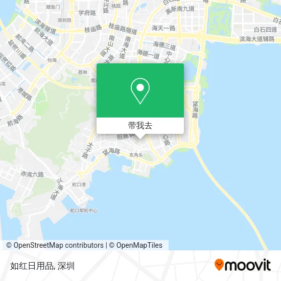 如红日用品地图