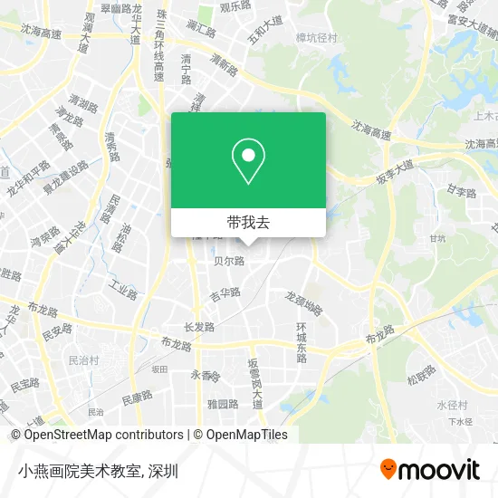 小燕画院美术教室地图