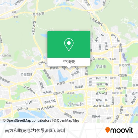 南方和顺充电站(俊景豪园)地图