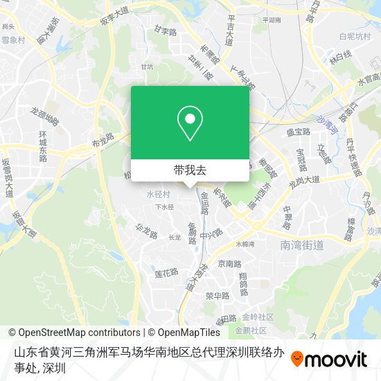 山东省黄河三角洲军马场华南地区总代理深圳联络办事处地图