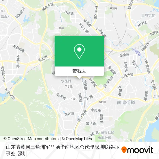 山东省黄河三角洲军马场华南地区总代理深圳联络办事处地图
