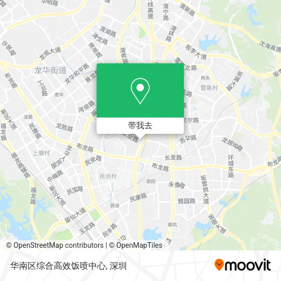 华南区综合高效饭喷中心地图