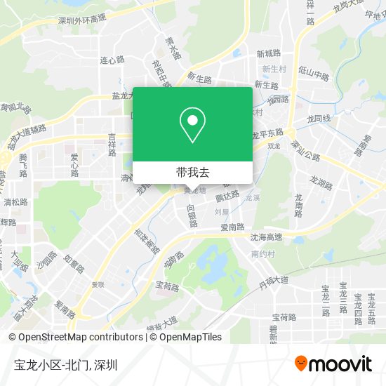 宝龙小区-北门地图