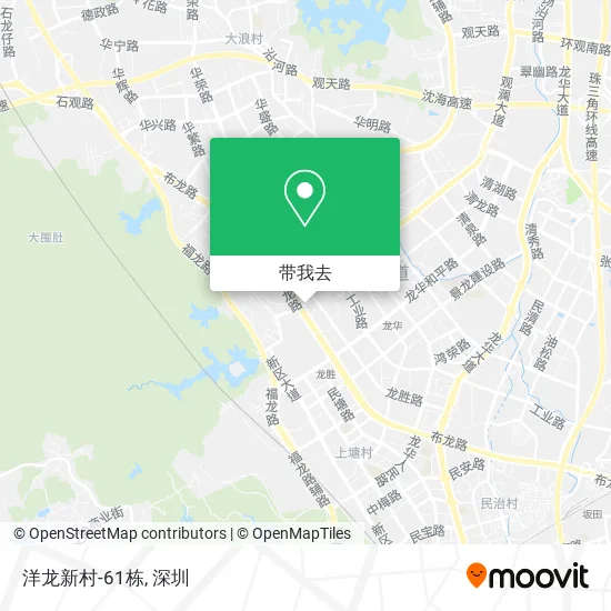 洋龙新村-61栋地图