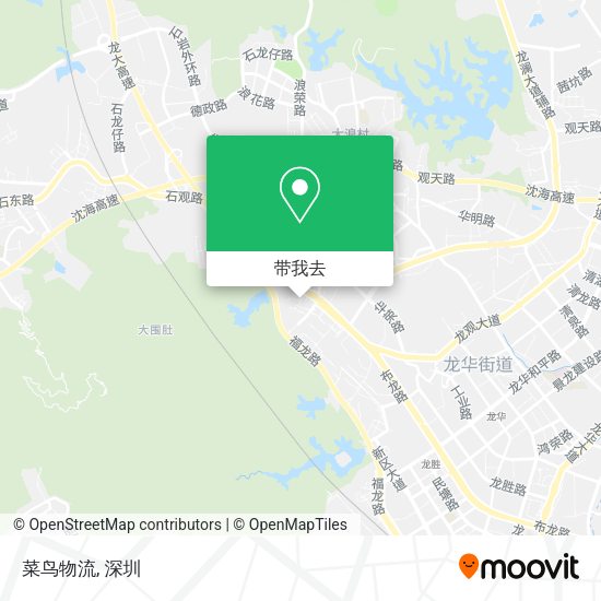 菜鸟物流地图