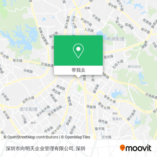 深圳市向明天企业管理有限公司地图