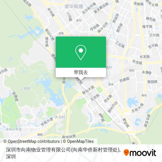 深圳市向南物业管理有限公司(向南华侨新村管理处)地图