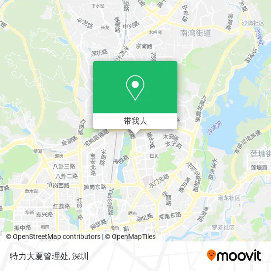 特力大夏管理处地图