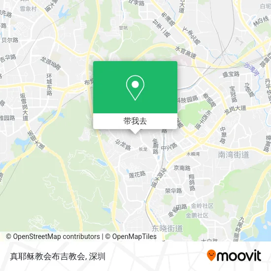 真耶稣教会布吉教会地图