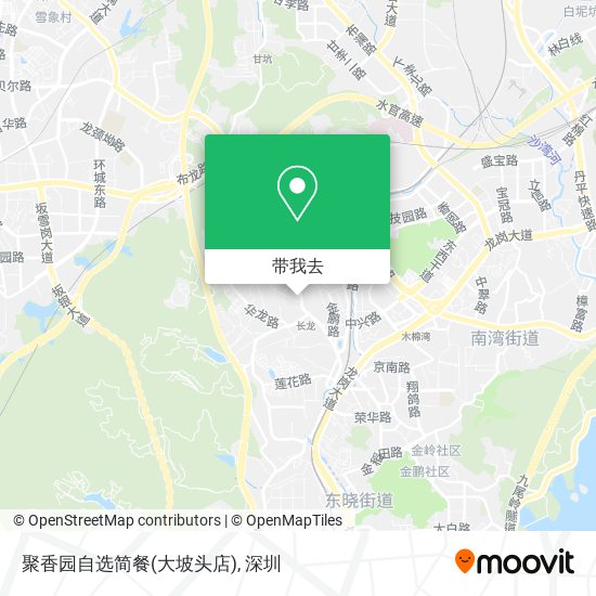 聚香园自选简餐(大坡头店)地图