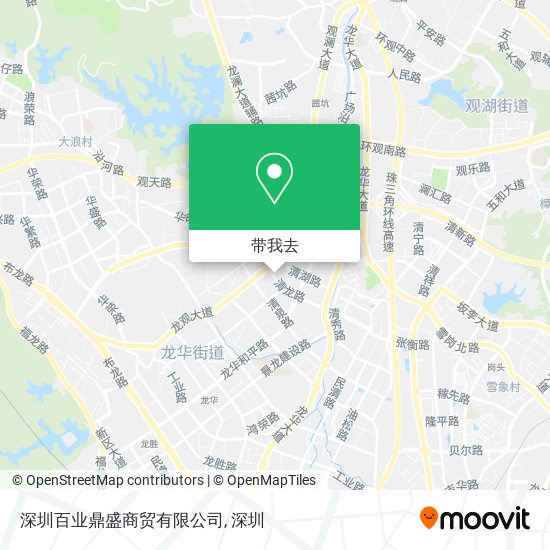 深圳百业鼎盛商贸有限公司地图
