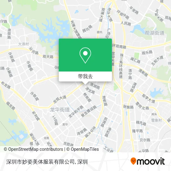 深圳市妙姿美体服装有限公司地图