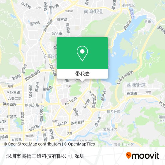 深圳市鹏扬三维科技有限公司地图