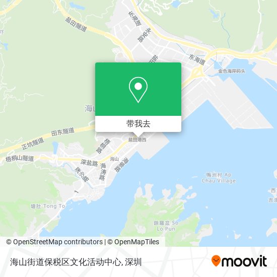海山街道保税区文化活动中心地图