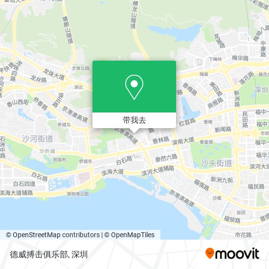 德威搏击俱乐部地图