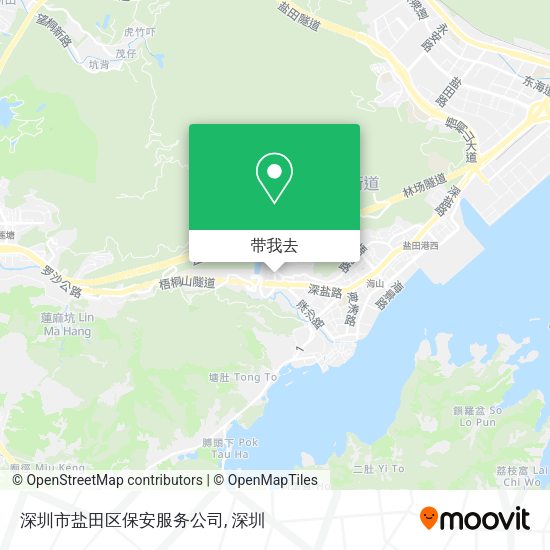 深圳市盐田区保安服务公司地图