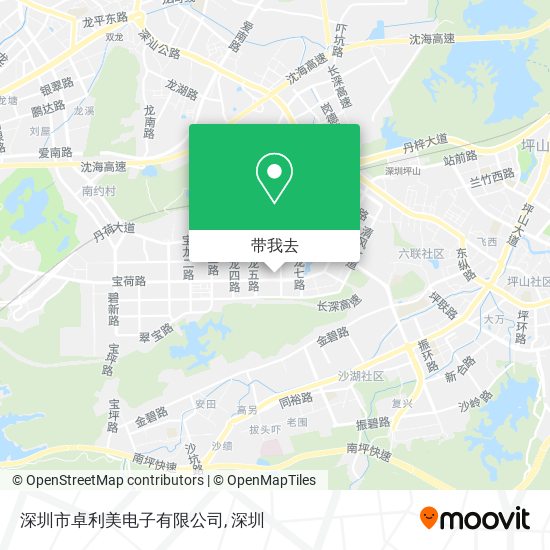 深圳市卓利美电子有限公司地图