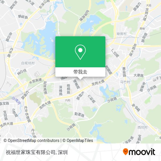 祝福世家珠宝有限公司地图