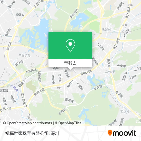 祝福世家珠宝有限公司地图