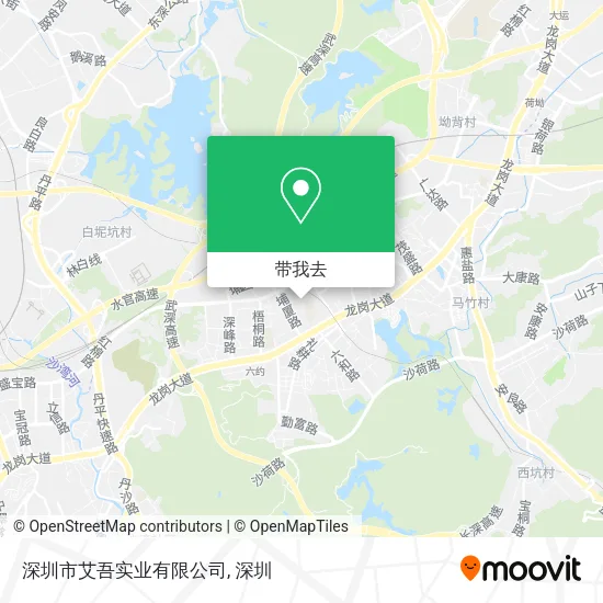 深圳市艾吾实业有限公司地图