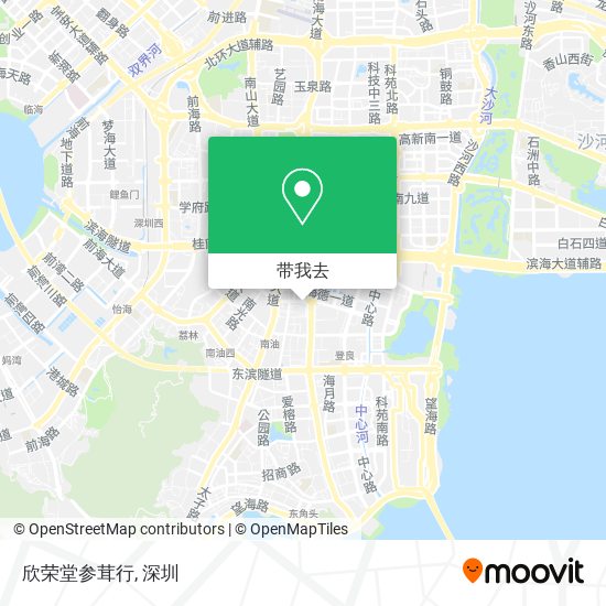 欣荣堂参茸行地图