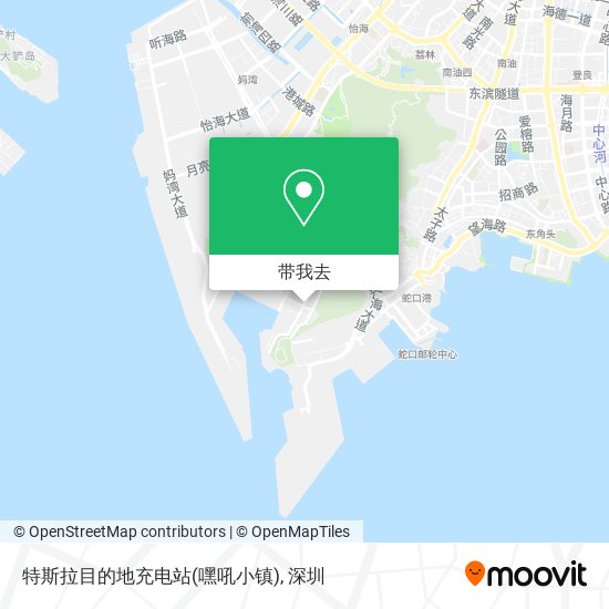 特斯拉目的地充电站(嘿吼小镇)地图