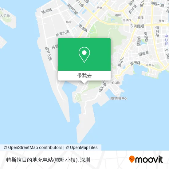 特斯拉目的地充电站(嘿吼小镇)地图