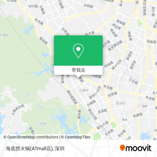 海底捞火锅(ATmall店)地图