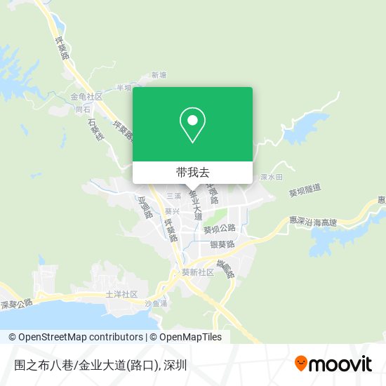 围之布八巷/金业大道(路口)地图