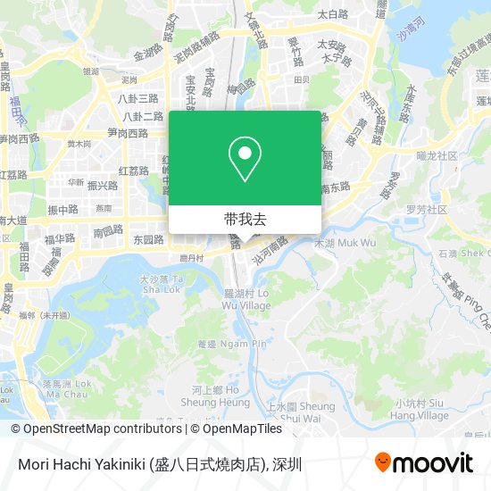 Mori Hachi Yakiniki (盛八日式燒肉店)地图