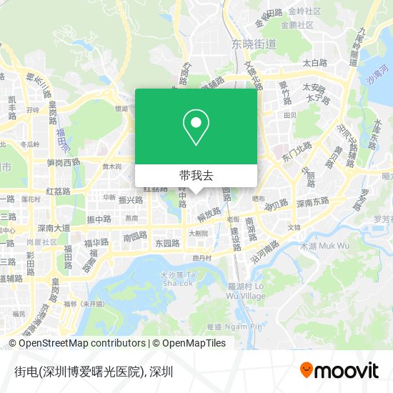 街电(深圳博爱曙光医院)地图